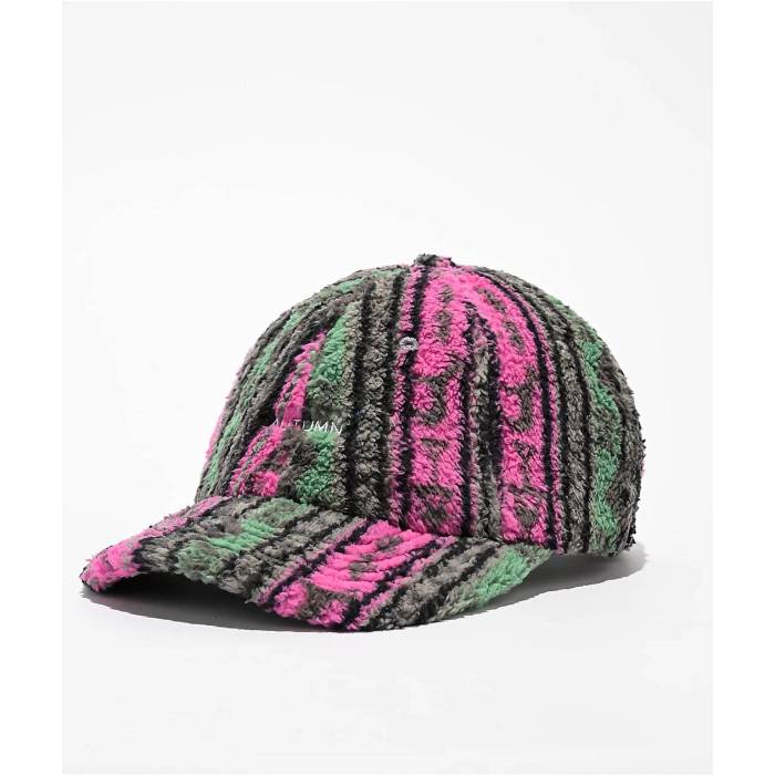 Autumn 【 Sherpa Stone Grey Stripe Strapback Hat Men's Multicolor 】 灰色 グレー Stripe ストライプ メンズ
