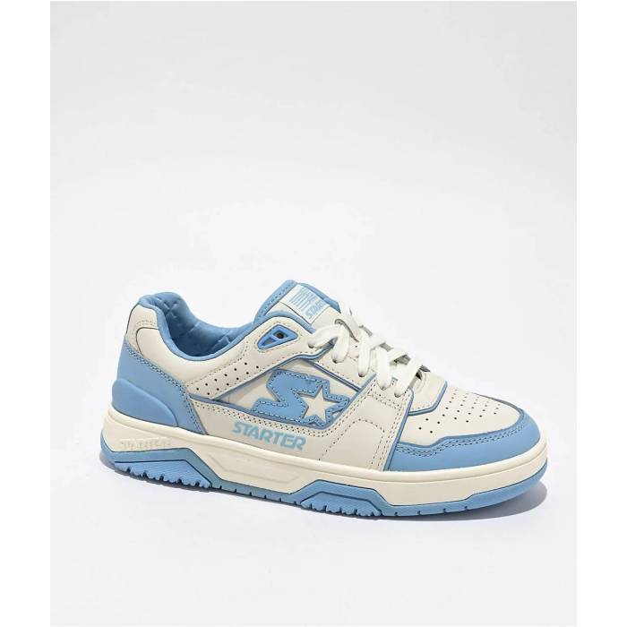 スターター Starter 【 Fast Break White & Blue Shoes Women's Blue 】 ファスト 白色 ホワイト 青色 ブルー シューズ 運動靴 レディース 青色 ブルー