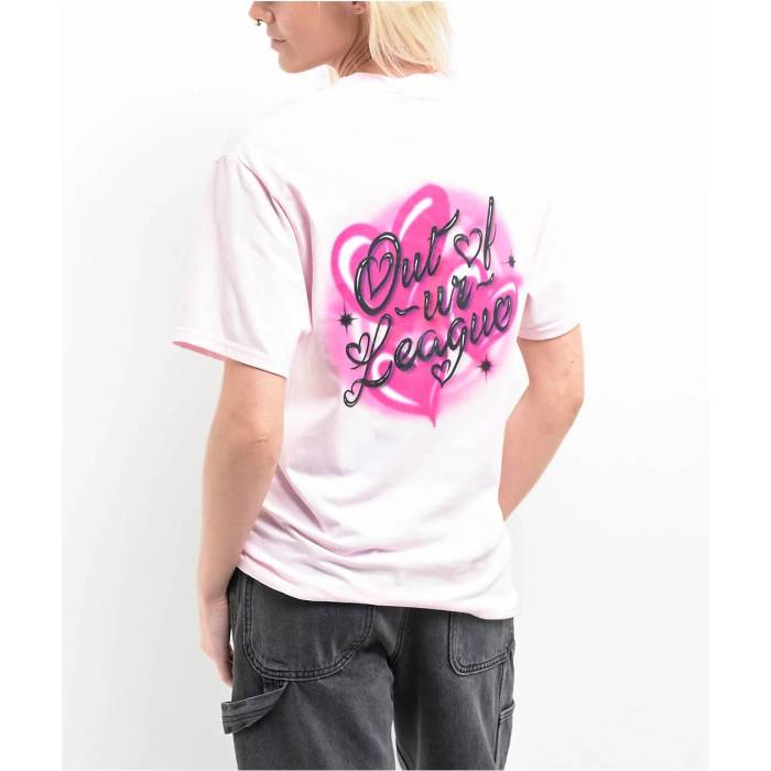 帝国 Empyre 【 Out Of Ur League Pink T-Shirt Women\u0027s Pink 】 pink サクラ色 プルオーバー レディース pink サクラ色