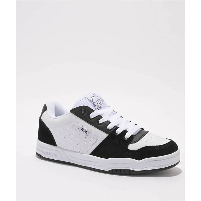 【★百貨店SALE★6/11真夜中2時迄】地球儀 Globe 【 Mojo 2.0 Black \u0026 White Skate Shoes Men\u0027s Black 】 黒いこと 黒いこと 白いこと 白いこと Skate 滑る シューズ 運動すること靴 メンズ 黒いこと 黒いこと