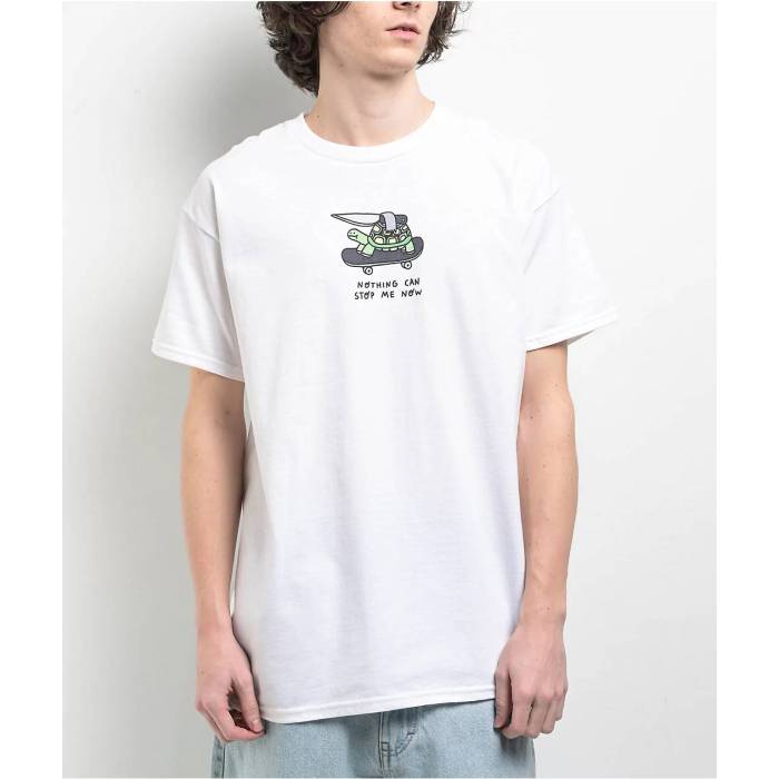 A.lab 【 Nothing Can Stop Me White T-Shirt Men's White 】 白色 ホワイト Tシャツ メンズ 白色 ホワイト 14,256円