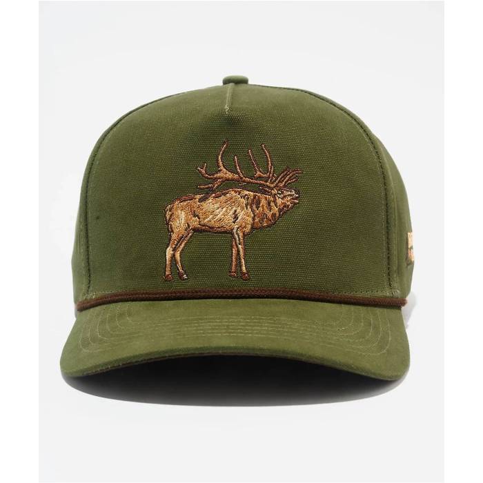 【★百貨店SALE★6/11真夜中2時迄】Sendero Provisions 【 Sendero Elk Brown Snapback Hat Men\u0027s Dark Green 】 赤銅色 赤銅色 Snapback スナップバック 御徒面子 メンズ green 緑・緑であること