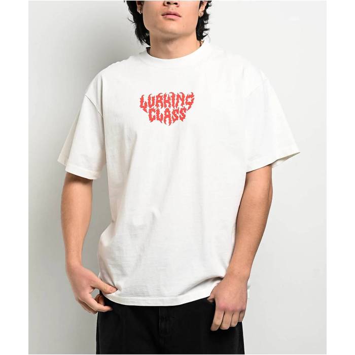 Lurking Class By Sketchy Tank 【 Thorns White T-Shirt Men\u0027s White 】 白いこと 白いこと プルオーバー メンズ 白いこと 白いこと