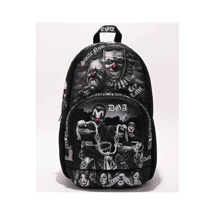 Dga 【 Clownin Black Backpack Men's Black 】 黒色 ブラック バックパック バッグ リュックサック メンズ 黒色 ブラック