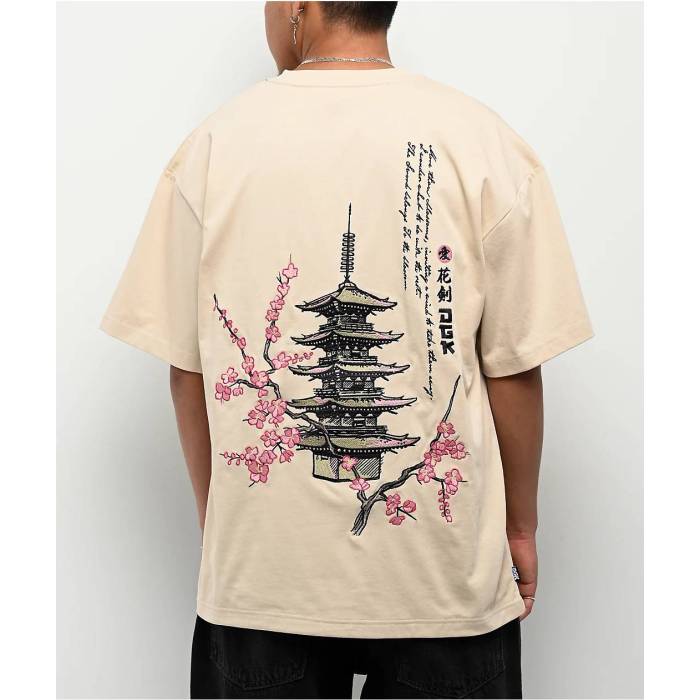 DGK Dgk 【 Haiku Tan T-Shirt Men's Natural 】 Tシャツ メンズ ナチュラル