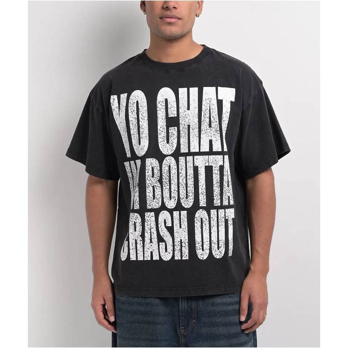 Ninth Hall 【 Say It To My Face Black T-Shirt Men\u0027s Black 】 黒いこと 黒いこと プルオーバー メンズ 黒いこと 黒いこと