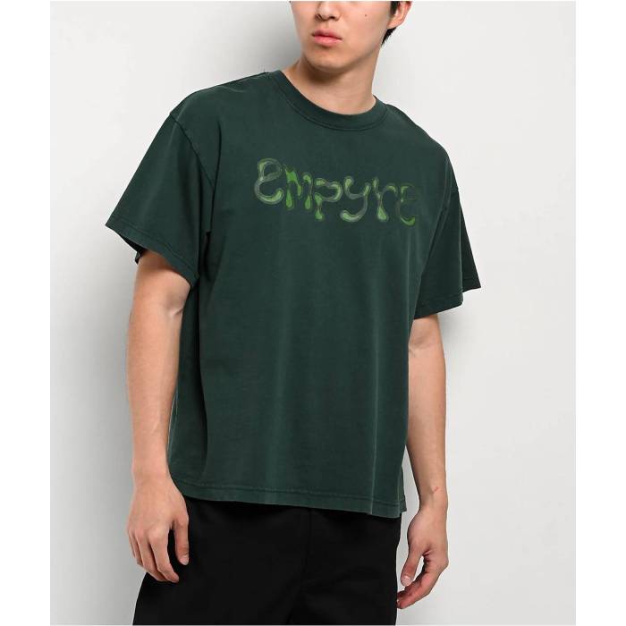 帝国 Empyre 【 Grunge Flowers Forest T-Shirt Men\u0027s Green 】 フォレスト プルオーバー メンズ green 緑・緑であること