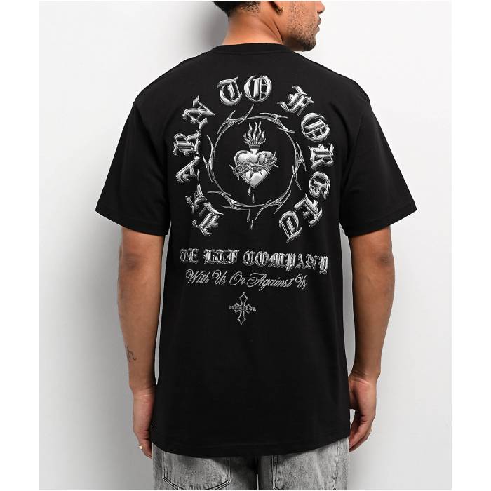 Ltf 【 Learn To Forget Sacred Chrome Black T-Shirt Men\u0027s Black 】 黒いこと 黒いこと プルオーバー メンズ 黒いこと 黒いこと
