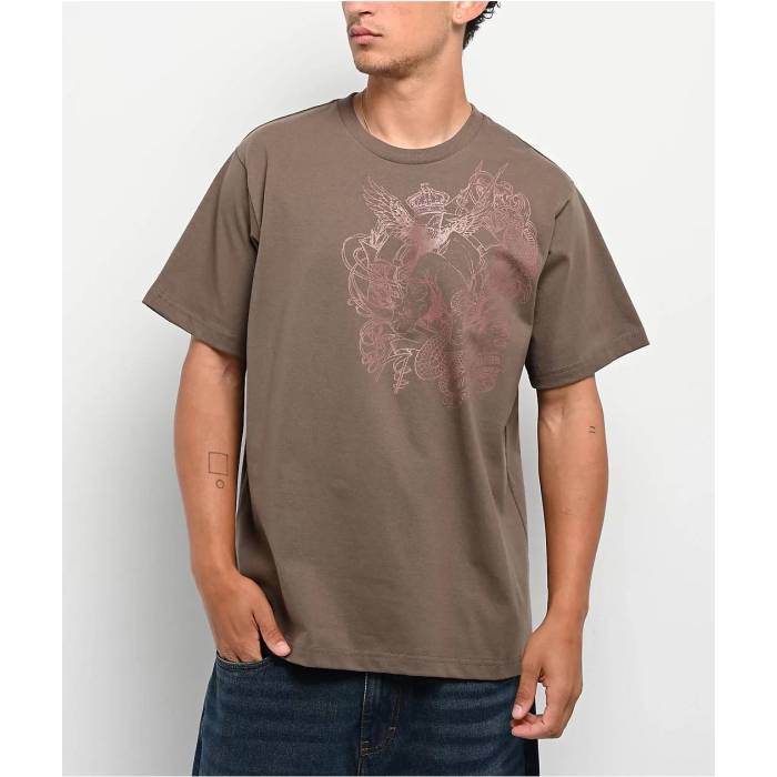 Ecko 【 Foretold Fortune Brown T-Shirt Men\u0027s Brown 】 赤銅色 赤銅色 プルオーバー メンズ 赤銅色 赤銅色