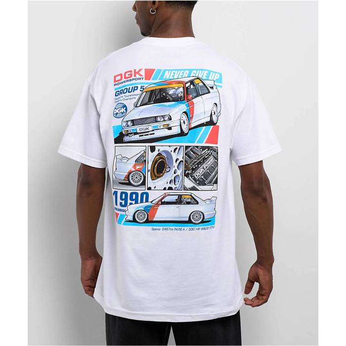 DGK Dgk 【 Group 5 White T-Shirt Men's White 】 白色 ホワイト Tシャツ メンズ 白色 ホワイト|スニケス