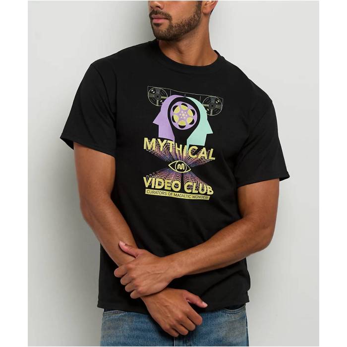 Mythical 【 Video Club Black T-Shirt Men's Black 】 クラブ 黒色 ブラック Tシャツ メンズ 黒色 ブラック 12,210円