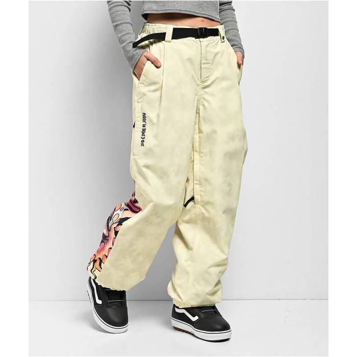 【★百貨店SALE★6/11真夜中2時迄】シックスエイトシックス 686 【 X Sublime Yellow Tie Dye 10K Snowboard Pants Women\u0027s Yellow 】 yellow 黄味がかった・黄色 タイ レディース yellow 黄味がかった・黄色