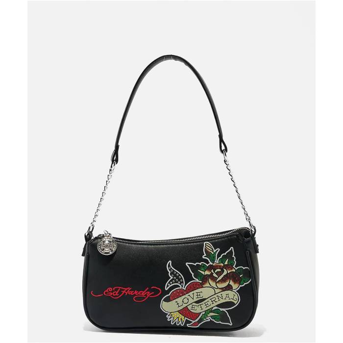 エドハーディー Ed Hardy 【 Nova Black Handbag Women\u0027s Black 】 黒いこと 黒いこと レディース 黒いこと 黒いこと