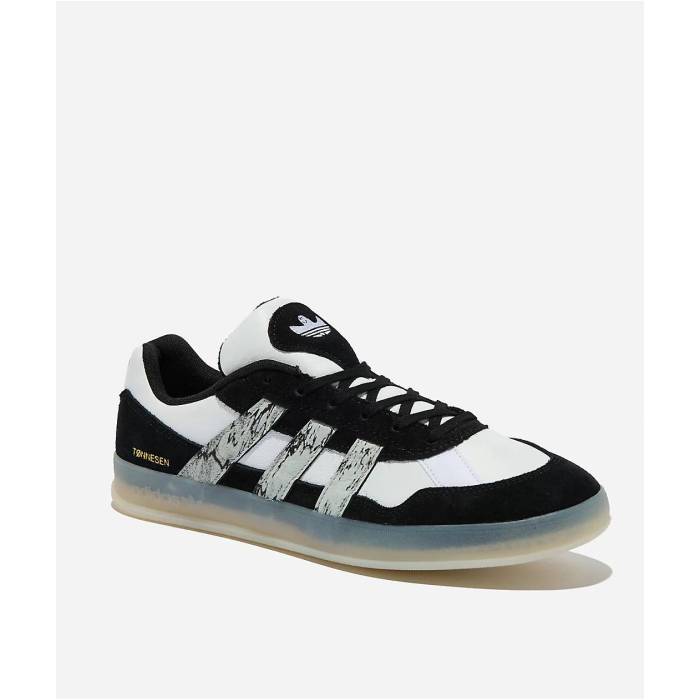 アディダス Adidas 【 Tonneson Aloha Super Black \u0026 White Skate Shoes Men Black 】 アロハ 黒色 ブラック 白色 ホワイト Skate スケート シューズ 運動靴 メンズ 黒色 ブラック
