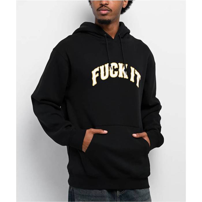 ハフ Huf 【 Balboa Black Hoodie Men's Black 】 黒色 ブラック フーディー パーカー メンズ 黒色 ブラック