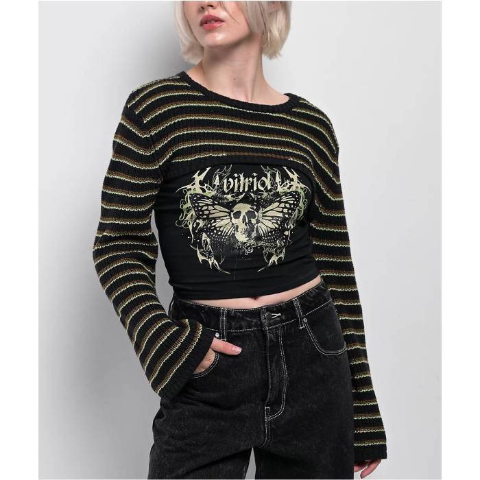 【★百貨店SALE★6/11十二時2時迄】Vitriol 【 Scarlet Black Shrug Crop Tank Top Set Women\u0027s Black 】 黒いこと 黒いこと Crop クロップ 貯蔵タンクいの一番 レディース 黒いこと 黒いこと