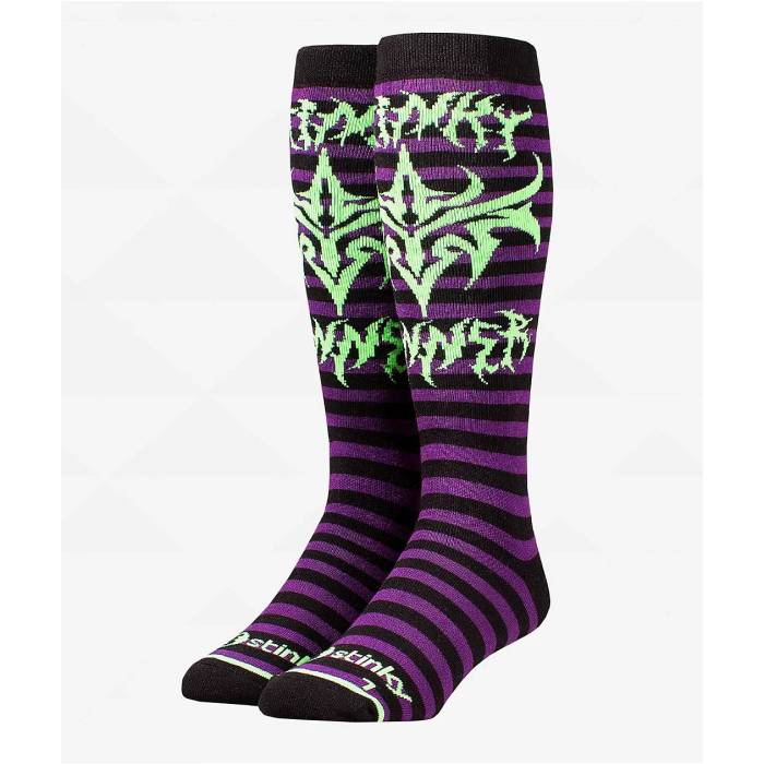 Stinky Socks 【 Sinner Blue Snowboard Socks Men's Black 】 青色 ブルー ソックス・靴下 メンズ 黒色 ブラック