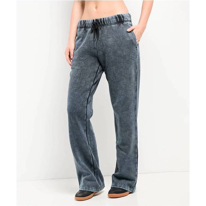 Ninth Hall Fundamentals 【 Mellie Blue Fog Wash Relaxed Sweatpants Women's Blue 】 青色 ブルー ロングタイツ レディース 青色 ブルー