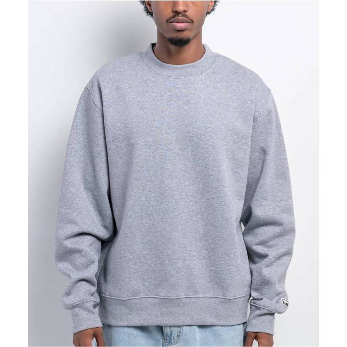 【★百貨店SALE★6/11夜夜中2時迄】Pro Club 【 Heavyweight Grey Crewneck Sweatshirt Men\u0027s Grey 】 薄墨色 薄墨色 流汗 調教師 メンズ 薄墨色 薄墨色
