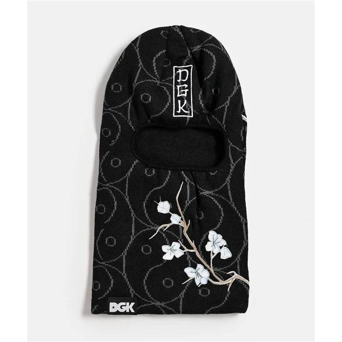 DGK Dgk 【 Unity Black Embroidered Balaclava Men\u0027s Black 】 黒いこと 黒いこと メンズ 黒いこと 黒いこと