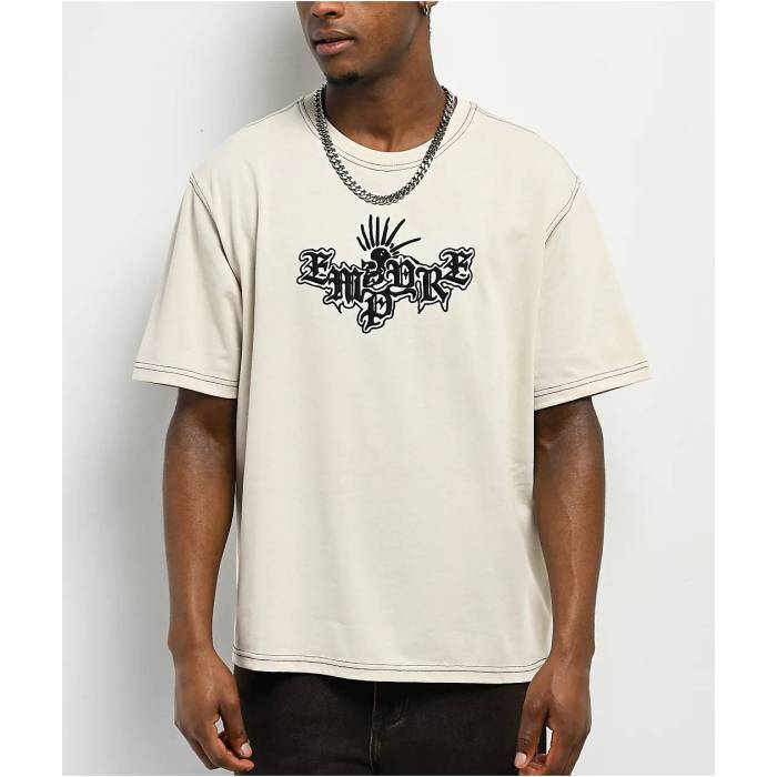 【★百貨店SALE★6/11真夜中2時迄】帝国 Empyre 【 Take Two Birch T-Shirt Men\u0027s Natural 】 ティーシャツ メンズ 自然的