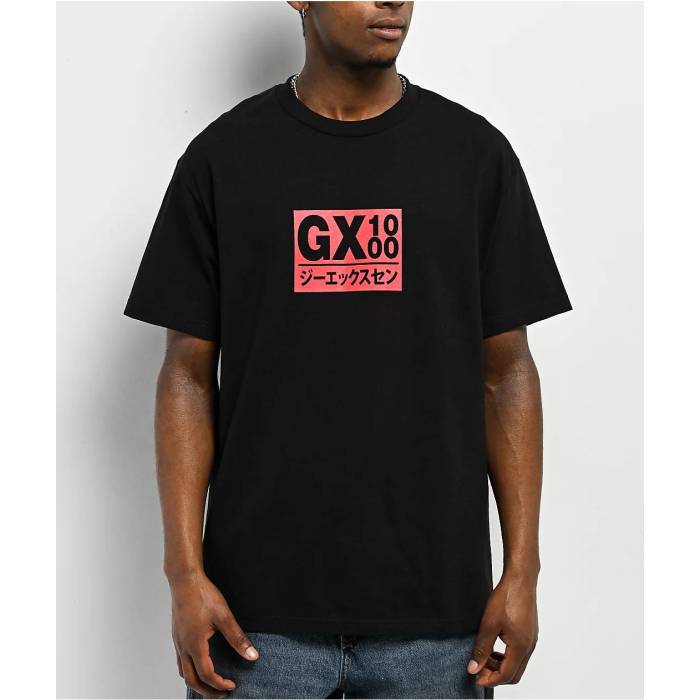 【★百貨店SALE★6/11真夜中2時迄】Gx1000 【 Japan Black T-Shirt Men\u0027s Black 】 黒いこと 黒いこと ティーシャツ メンズ 黒いこと 黒いこと