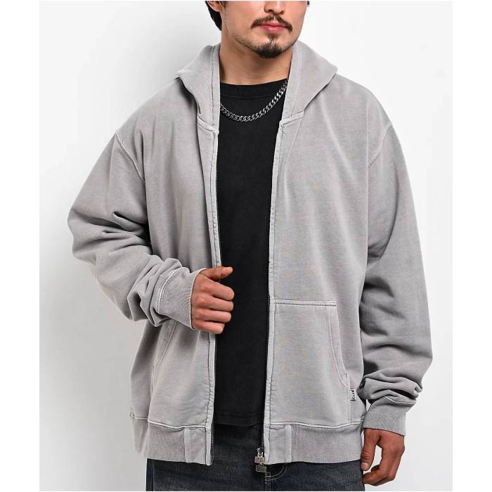 Pro Club 【 Vintage Silver Wash Heavyweight Zip Hoodie Men's Silver 】 vintage ビンテージ・ヴィンテージ Silver 銀色・シルバー フーディー パーカー メンズ Silver 銀色・シルバー 24,430円