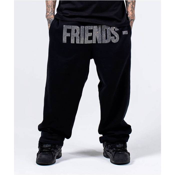 Vlone 【 Friends Black Sweatpants Men's Black 】 黒色 ブラック ロングタイツ メンズ 黒色 ブラック 28,145円