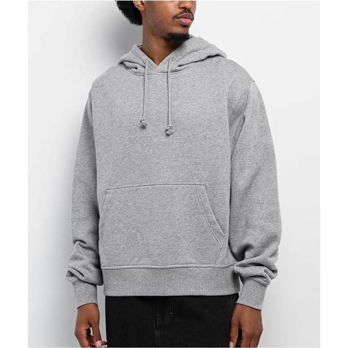Ita 【 Fractal Grey Crop Hoodie Men's Grey 】 灰色 グレー Crop クロップ フーディー パーカー メンズ 灰色 グレー