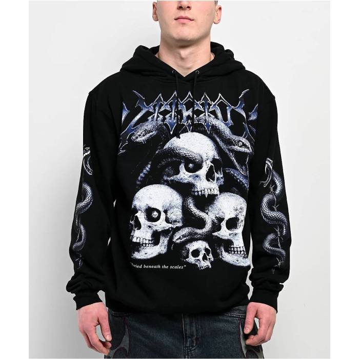 Vitriol 【 Serpents Reign Black Hoodie Men's Black 】 黒色 ブラック フーディー パーカー メンズ 黒色 ブラック|スニケス