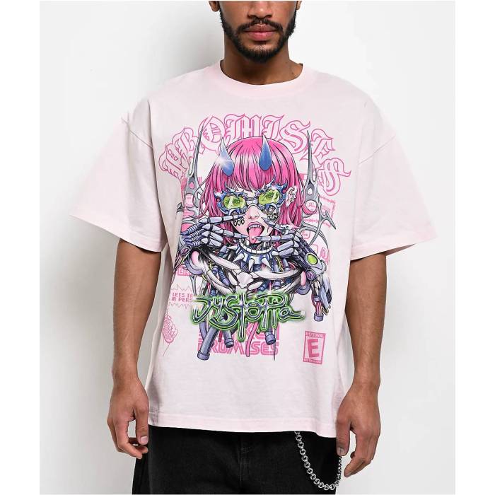 Broken Promises 【 Dystopia Pink T-Shirt Men's Light Pastel Pink 】 pink ピンク Tシャツ メンズ pink ピンク|スニケス