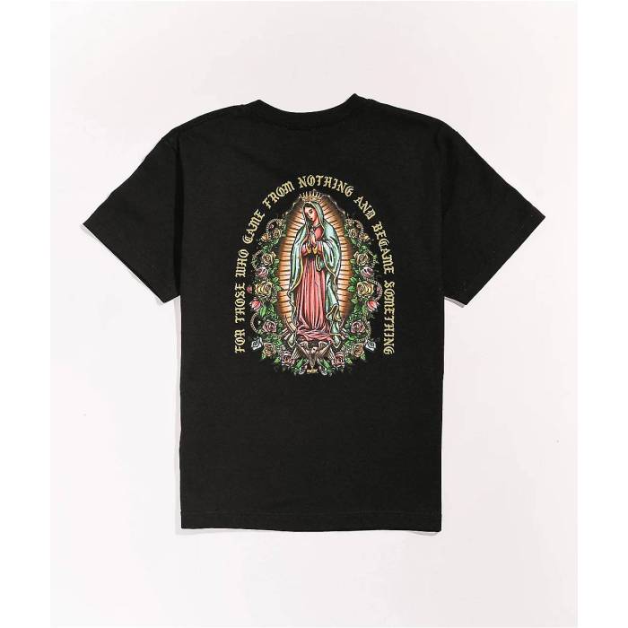 DGK Dgk 【 Kids Guadalupe Black T-Shirt Kids\u0027 Gold 】 黒いこと 黒いこと プルオーバー ゴールド