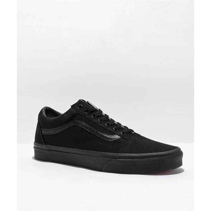 【★百貨店SALE★6/11真夜中2時迄】ヴァンズ Vans 【 Old Skool Mono Black Skate Shoes Men\u0027s Black 】 黒いこと 黒いこと Skate 滑る シューズ 運動すること靴 メンズ 黒いこと 黒いこと
