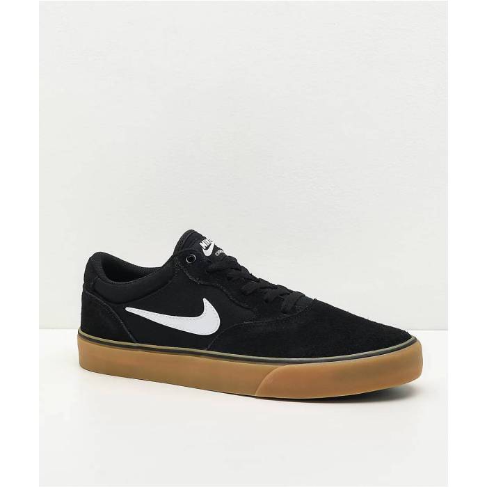 ナイキ Nike 【 Sb Chron 2 Black & Gum Skate Shoes Men's Black 】 エスビー 黒色 ブラック Skate スケート シューズ 運動靴 メンズ 黒色 ブラック|スニケス