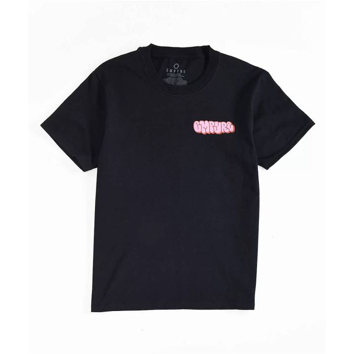 【★百貨店SALE★6/11真夜中2時迄】帝国 Empyre 【 Kids Graffiti Black T-Shirt Kids\u0027 Black 】 黒いこと 黒いこと ティーシャツ 黒いこと 黒いこと