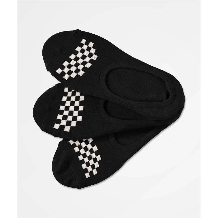 ヴァンズ Vans 【 Canoodle Black 3 Pack No Show Socks Women's Black 】 黒色 ブラック ソックス・靴下 レディース 黒色 ブラック