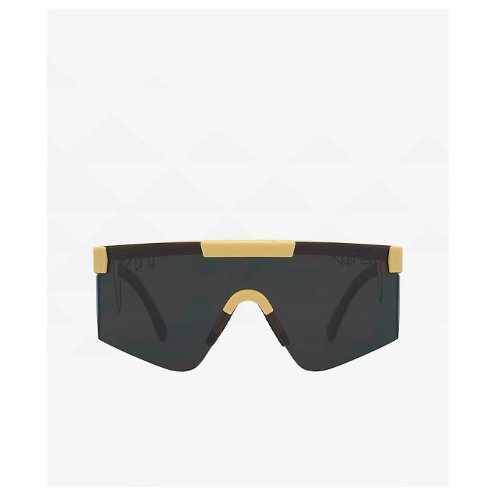 【★百貨店SALE★6/11夜夜中2時迄】Pit Viper 【 The 2000S Sandstorm Sunglasses Men\u0027s Beige 】 黒眼鏡 メンズ ベージュ