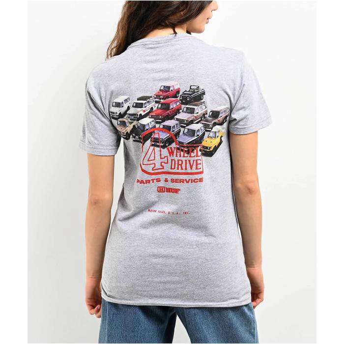 【★百貨店SALE★6/11十二時2時迄】ハフ Huf 【 X Land Cruiser Timeline Grey T-Shirt Women\u0027s Grey 】 薄墨色 薄墨色 プルオーバー レディース 薄墨色 薄墨色
