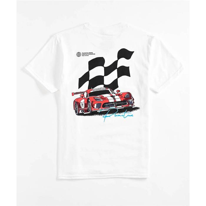 【★百貨店SALE★6/11真夜中2時迄】大時代 Primitive 【 Kids  X Dodge Powered White T-Shirt Kids\u0027 White 】 白いこと 白いこと ティーシャツ 白いこと 白いこと