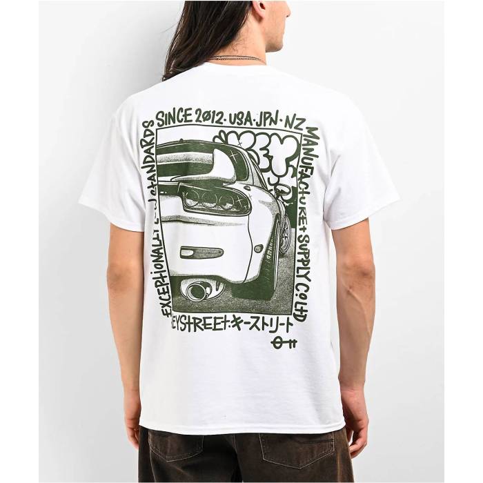 Key Street 【 Halftone White T-Shirt Men's White 】 白色 ホワイト Tシャツ メンズ 白色 ホワイト|スニケス