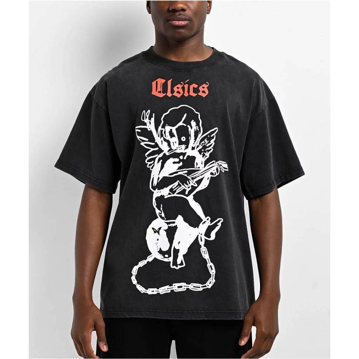 Clsics 【 Clscs No One Should Be In Prison For Smoking Weed Black T-Shirt Men\u0027s Black 】 黒いこと 黒いこと プルオーバー メンズ 黒いこと 黒いこと