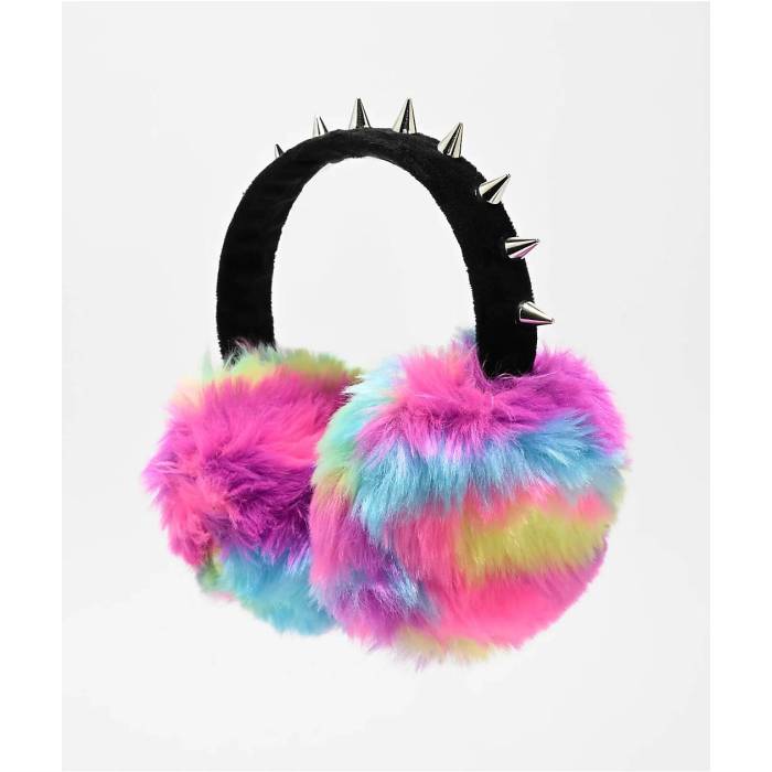 【★百貨店SALE★6/11真夜中2時迄】帝国 Empyre 【 Oshun Spiked Tie Dye Ear Muffs Men\u0027s Multicolor 】 タイ メンズ