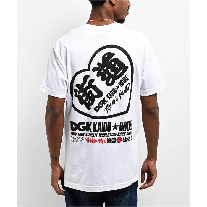 DGK Dgk 【 X Kaido House Konbini White T-Shirt Men's White 】 白色 ホワイト Tシャツ メンズ 白色 ホワイト