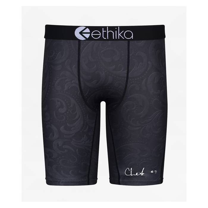 エシカ Ethika 【 Kids X Holmgren  Draft Day Boxer Briefs Kids\u0027 Black 】 黒いこと 黒いこと