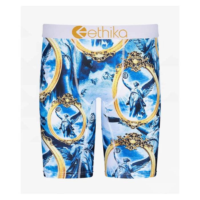エシカ Ethika 【 Kids Seraphic Boxer Briefs Kids\u0027 Blue 】 青み 青色