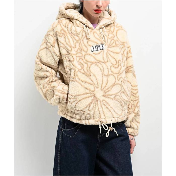 【★百貨店SALE★6/11真夜中2時迄】A.lab 【 Kendallie Flowers Birch Fleece Hoodie Women\u0027s Natural 】 フリース フーディー パーカー レディース 自然的