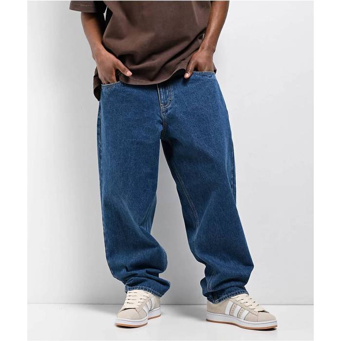 エンパイア Empyre 【 Manual Dark Blue Wash Ultra Loose Skate Jeans Men's Medium Blue 】 青色 ブルー ultra ウルトラ Skate スケート ジーンズ メンズ 青色 ブルー 20,850円