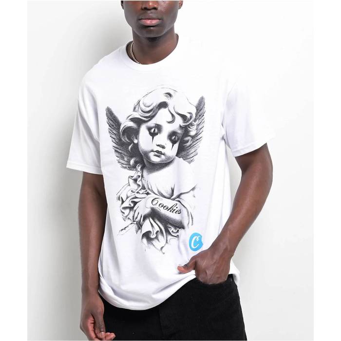 Cookies Clothing 【 Cookies Angel Eyes White T-Shirt Men's White 】 白色 ホワイト Tシャツ メンズ 白色 ホワイト|スニケス