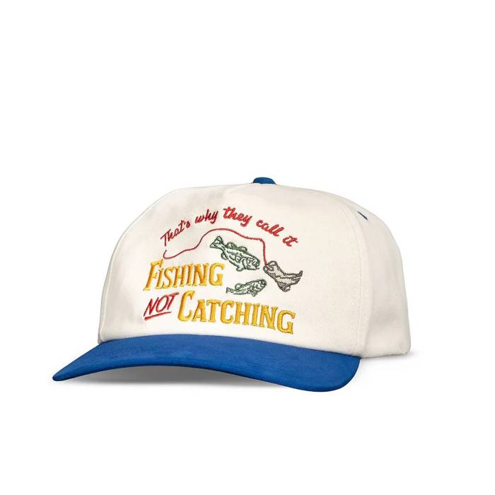 【★百貨店SALE★6/11真夜中2時迄】Sendero Provisions 【 Sendero Not Catching White \u0026 Blue Snapback Hat Men\u0027s White 】 白いこと 白いこと 青碧 青碧 Snapback スナップバック 御徒面子 メンズ 白いこと 白いこと
