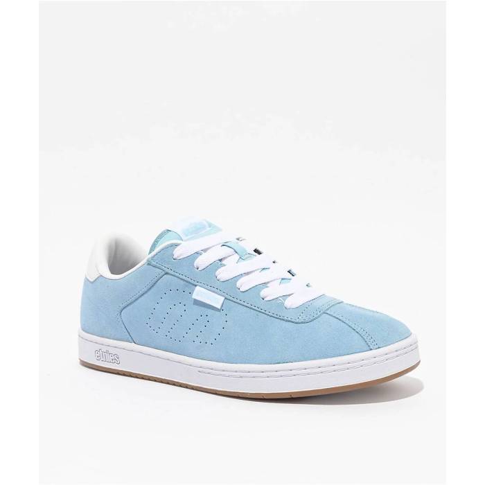 【★百貨店SALE★6/11十二時2時迄】エトニーズ Etnies 【 Scam Blue \u0026 White Skate Shoes Men\u0027s Bright Blue 】 青み 青色 白いこと 白いこと Skate 滑る シューズ 運動すること靴 メンズ 青み 青色